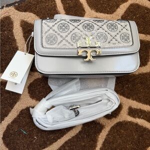 Tory Burch Small Eleanor T monogram rectangular bag